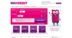 Desktop Screenshot of bigcredit.lt